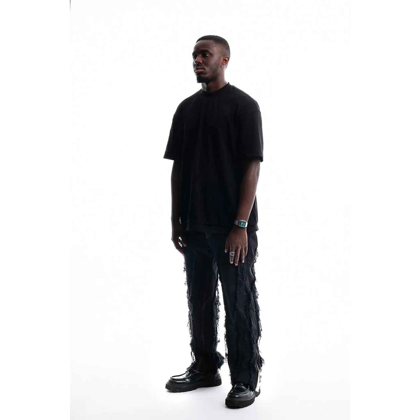 Black Ripped Denim — view of the piece by PrototypesParis