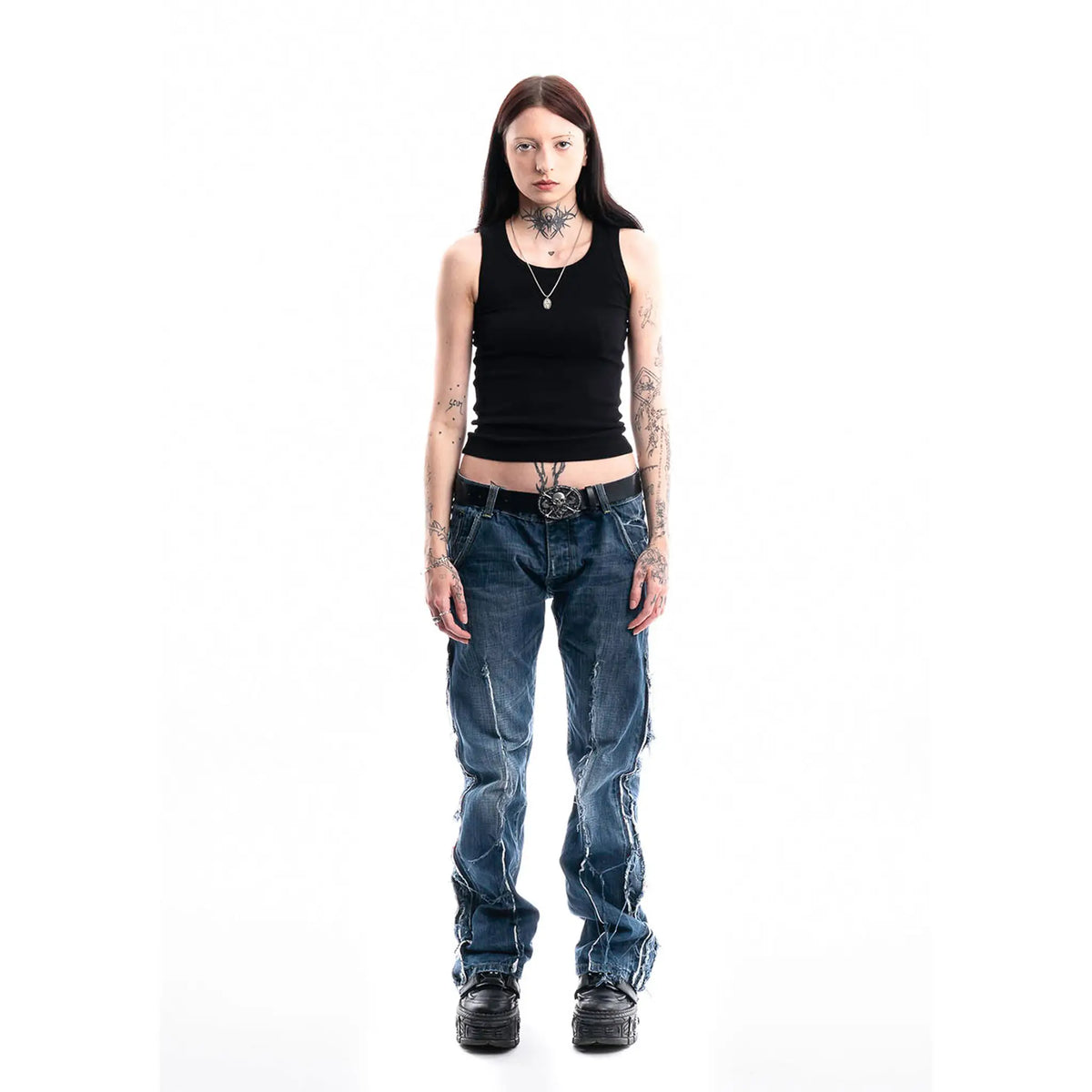 Brut Ripped Denim — 1/1 handmade upcycled denim by PrototypesParis