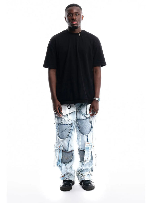 Patchwork Relic Denim — 1/1 handmade upcycled denim by PrototypesParis