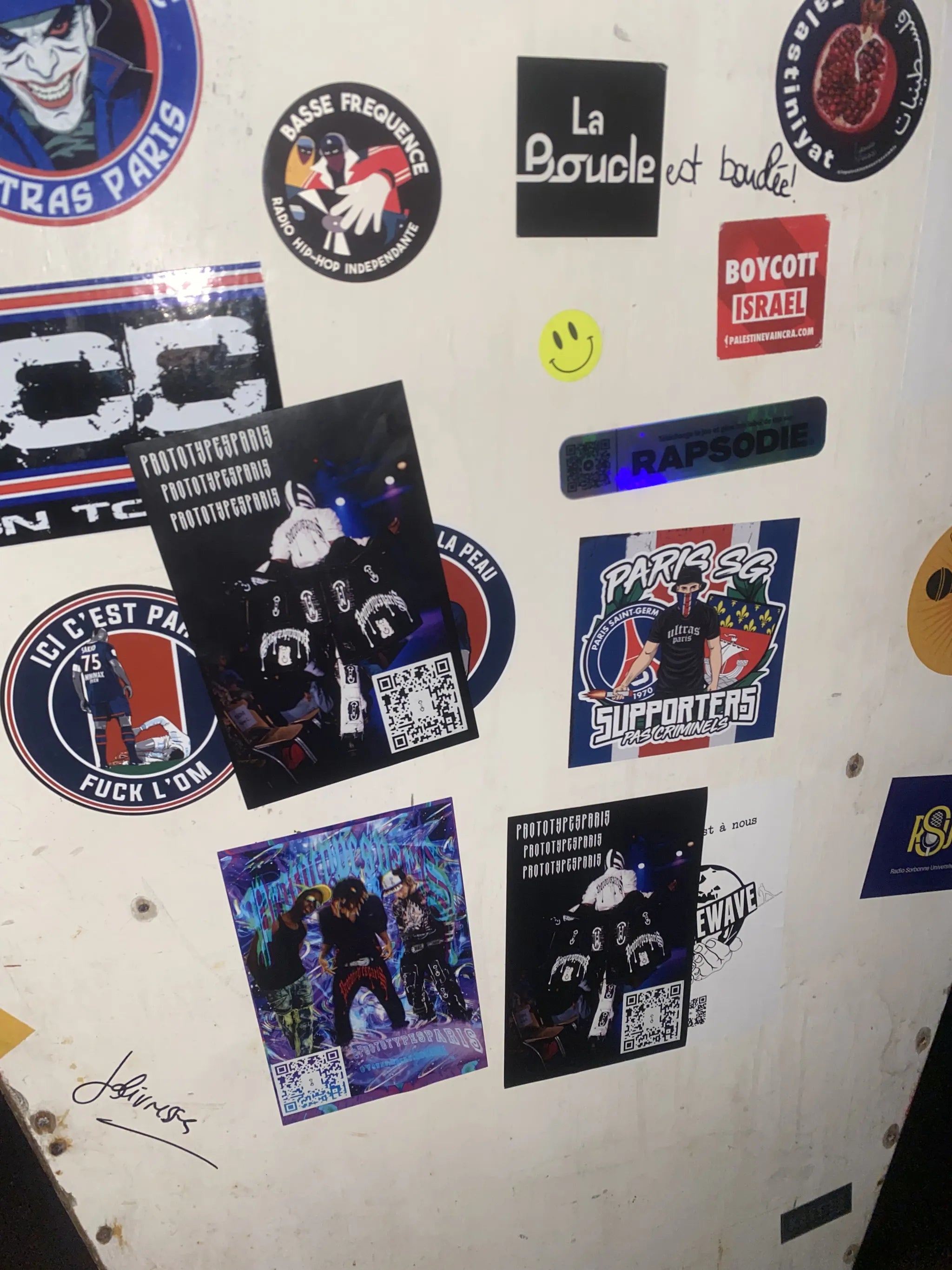 PrototypesParis stickers X PSG Ultras stickers