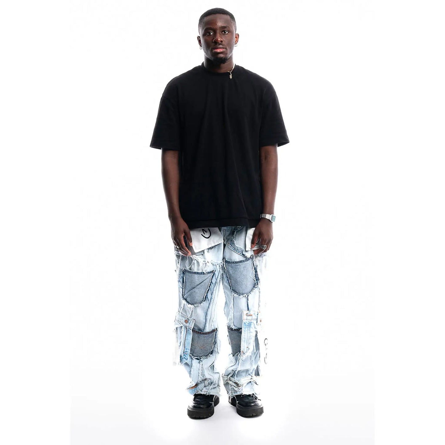 Patchwork Relic Denim — 1/1 handmade upcycled denim by PrototypesParis