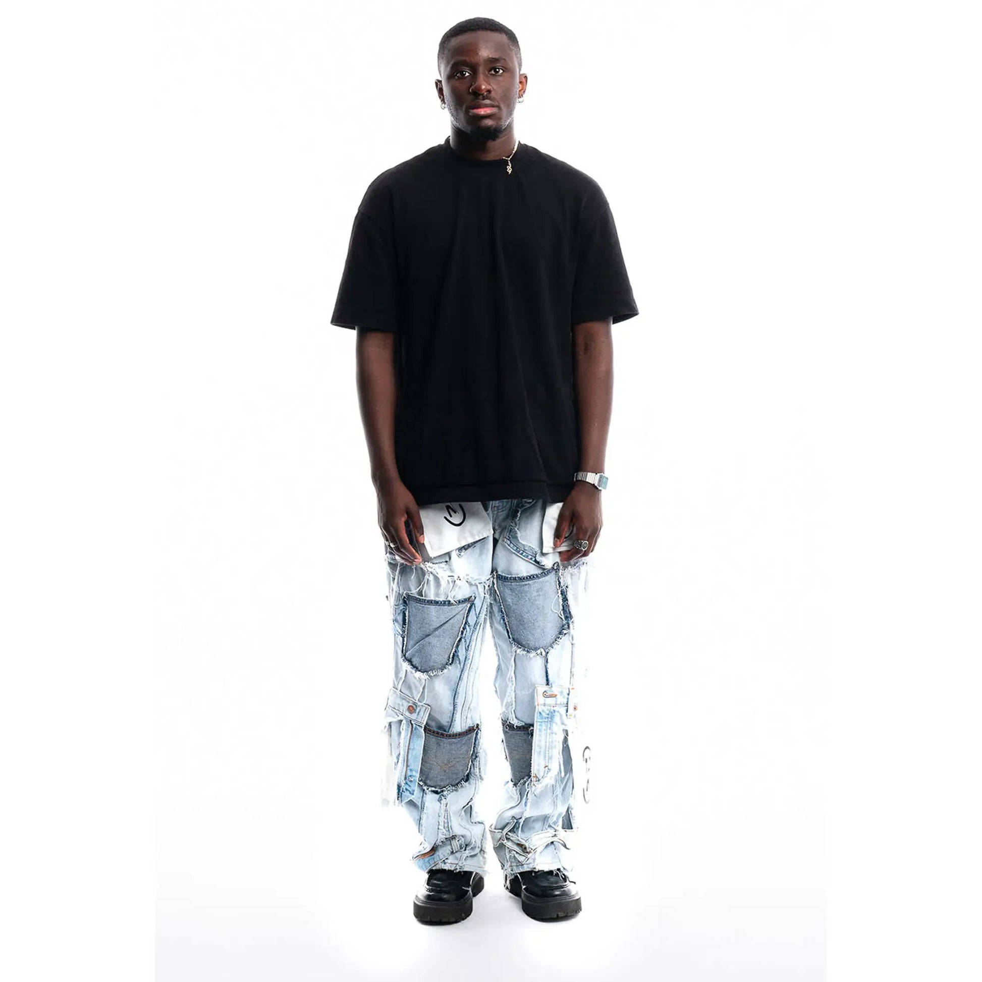 Patchwork Relic Denim — 1/1 handmade upcycled denim by PrototypesParis