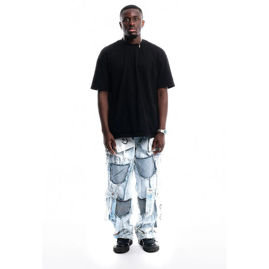 Patchwork Relic Denim — 1/1 handmade upcycled denim by PrototypesParis